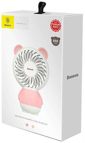 Вентилятор Baseus Dharma Bear Fan (Pink/Розовый) - 6