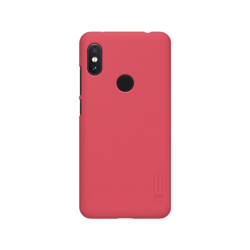 Чехол для Xiaomi Redmi Note 6 Pro Nillkin Super Frosted Shield (Red/Красный) 