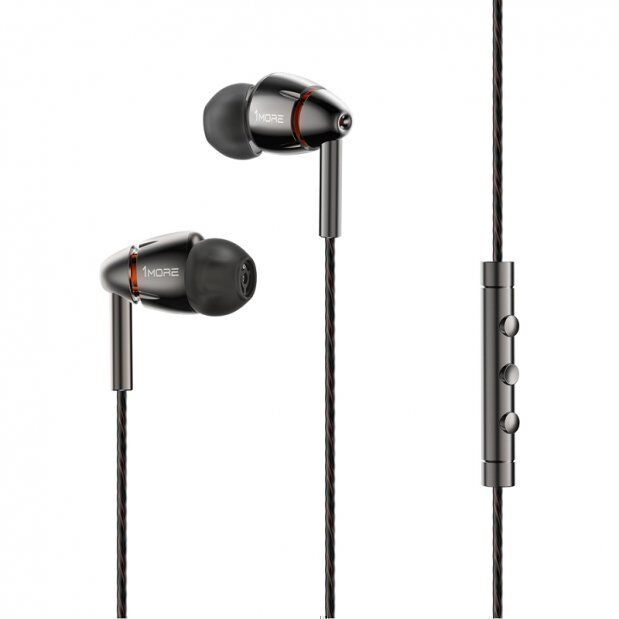 Наушники 1More Quad Driver In-Ear Headphones E1010 (Black/Черный) - 2