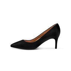 Женские туфли Qimian Lambskin High Heeled Shoes (Black/Черный) 
