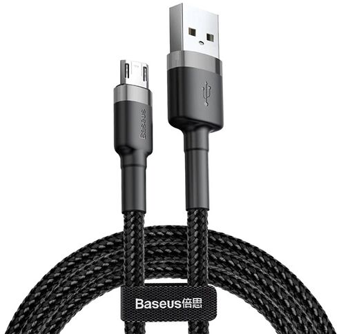 Кабель Baseus Cafule Cable USB For Micro 2A 3m CAMKLF-HG1 (Black/Черный) 