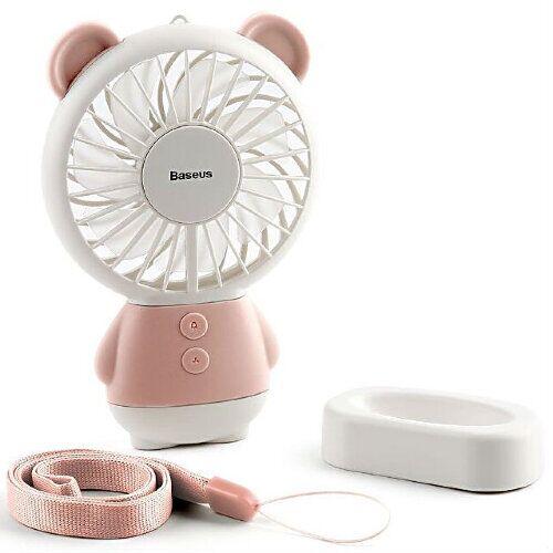 Вентилятор Baseus Dharma Bear Fan (Pink/Розовый) - 1
