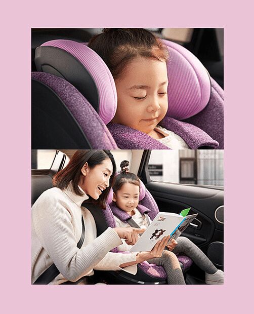 Детское автомобильное кресло Qborn Child Safety Seat Style (Purple/Фиолетовый) : отзывы и обзоры - 3