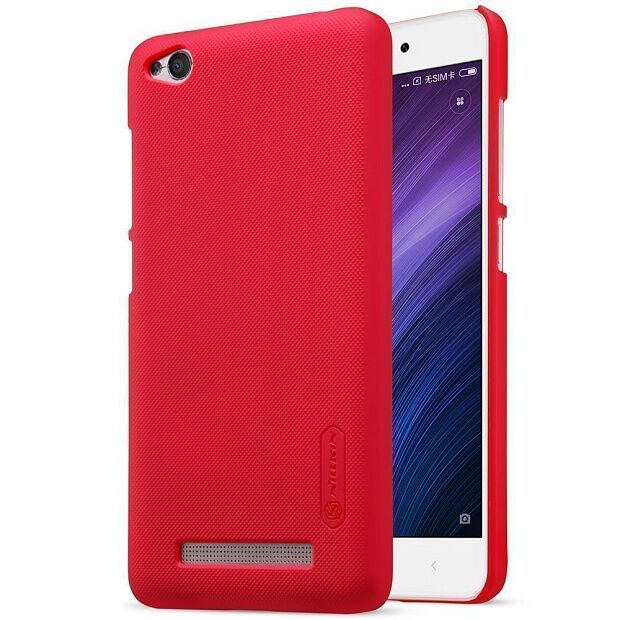 Чехол-накладка для Xiaomi Redmi 4A Nillkin Super Frosted Shield (Red/Красный) 