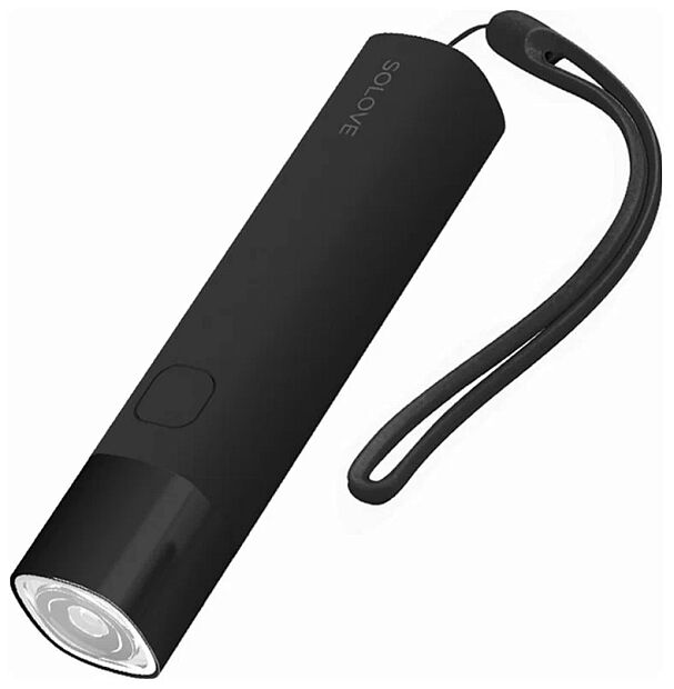 Портативный фонарик SOLOVE X3 Portable Flashlight Power Bank (Black) - 1