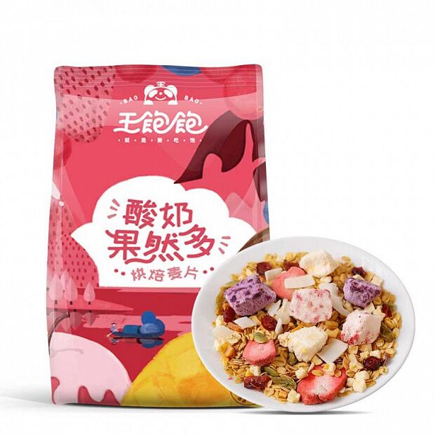 Хлопья Xiaomi The King Is Full  The Yogurt Is More Than The Baked Cereal 400g - 2