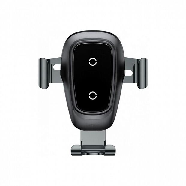Держатель для смартфона Baseus Metal Wireless Charger Gravity Car Mount (Air Outlet) (Black/Черный) - 1