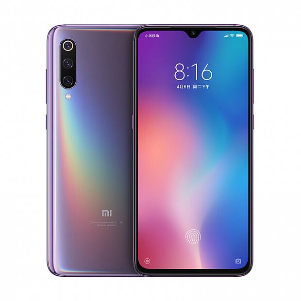 Смартфон Xiaomi Mi 9 64GB/6GB (Purple/Фиолетовый) - 1
