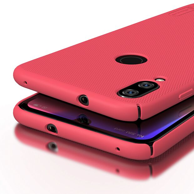 Чехол для Xiaomi Mi Play Nillkin Super Frosted Shield Case (Red/Красный) : отзывы и обзоры - 5