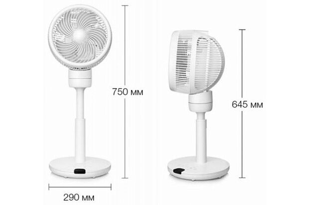 Напольный вентилятор Lexiu Large Vertical Fan SS2 (White/Белый) - 2
