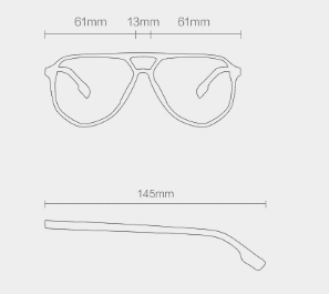 Солнцезащитные очки Xiaomi TS Plate Aviator Sunglasses (Grey/Серый) - 2