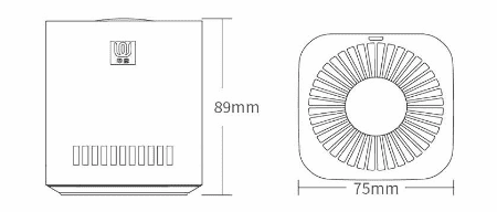 Мини-очиститель воздуха Xiaomi Zero Fog Photocatalyst (Pink/Розовый) - 2