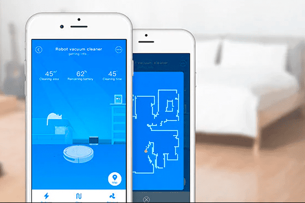 Меню приложения Mi Home для робота-пылесоса Сяоми