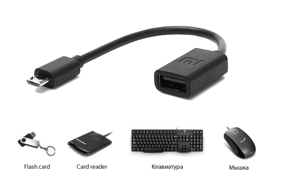 Дизайн кабеля Xiaomi OTG Cable