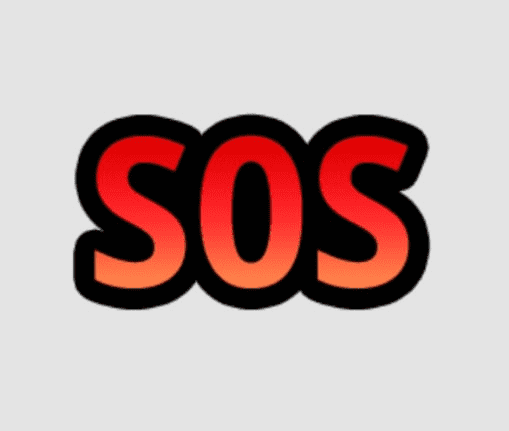 Значок «SOS» в приложении «Упрощенный режим» для Сяоми