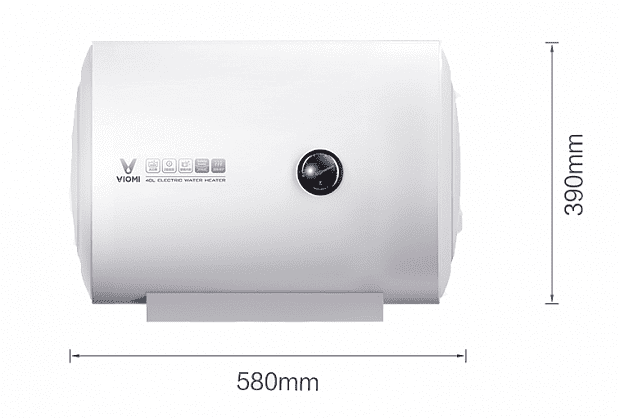 Умный электрический водонагреватель Viomi Yunmi Mechanical Electric Water Heater 40L (White/Белый) - 2