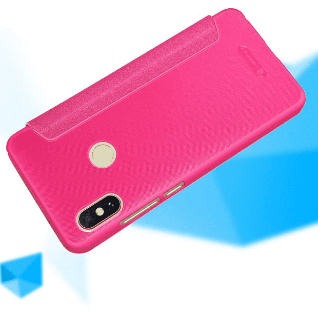 Чехол для Xiaomi Redmi Note 5 Pro Nillkin Sparkle Leather Case (Red/Красный) - 3