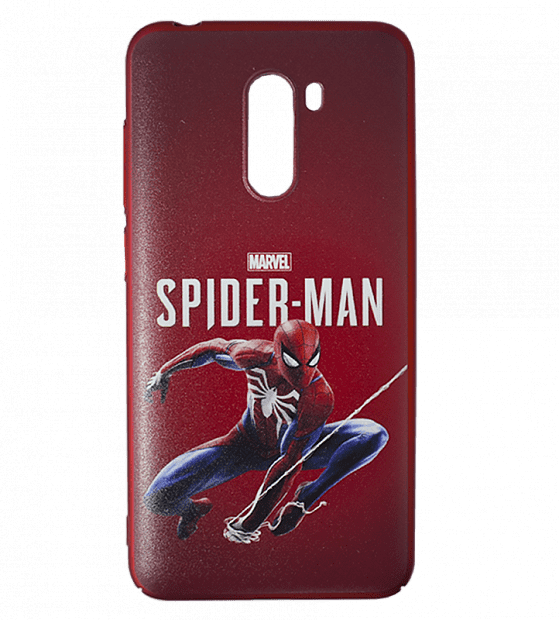 Защитный чехол для Xiaomi Pocophone F1 Spider-Man Marvel (Red/Красный) - 3