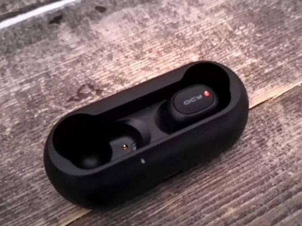 Беспроводные наушники QCY T1 QS1 Tru Wireless Binaural Bluetooth Беспроводные наушники Ксиаоми в кейсе